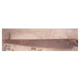 Antique Superior Warranty 2 Man Pull Saw