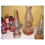 Lamplite Farms Lantern & 2 others with oil.