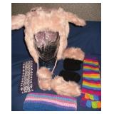 Winter Hats, Gloves, Headbands(some new)