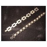 2 Vtg Sterling Bracelets