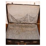 Antique Corbin Leather Suitcase