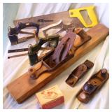 Vtg Tools- Stanley Planer, Markwell Glazing Gun +