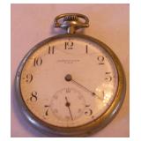 Vtg Perfection Silver Pocket Watch- USA