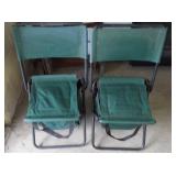 Folding Camp Chairs with Utensils & Cooler
