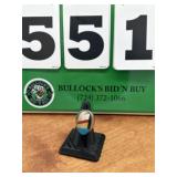 Turquoise Silver 6 Stone  Ring  Sz.10.5