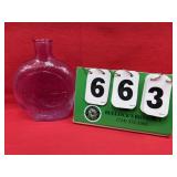Purple glass Corvette bottle