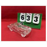 Hofbauer Crystal Glass Corvette Car Model 7'