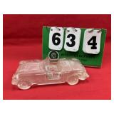 Hofbauer Crystal Glass Corvette Car Model 7'