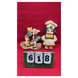 (2) Early Chalk Pieces