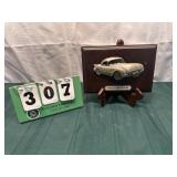 Metal 1953 corvette Plaque