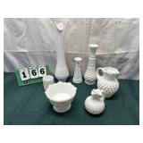 Vases Vintage Milk Glass Collection