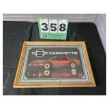 Corvette Wall Arts Framed Lot 7