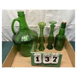 Green Assorted Glass