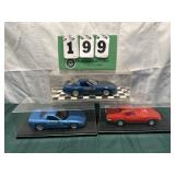 (3) Assorted PROMO Corvette Cars In Cases Lot 4