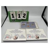3 2009 Lincon Bicentennial Penny Sets