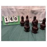 Red Glass Salt Shaker - Avon Cape Cod