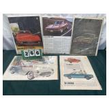 Vintage Corvette Dealership Posters