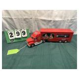 Santa Coca Cola Semi Trailer + Car