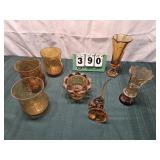 Amber Glass Lot