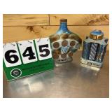 Jim Beam Decanter Lot 33 Liberty & New Orleans