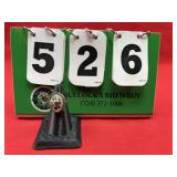 Turquoise & Silver Zuni Hummingbird Ring Size 5.5