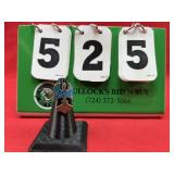 Turquoise & Silver Eagle Ring Size 4.5