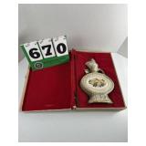 Jim Beam Decanter Lot 58 China Yellow Rose