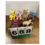 (6) Collectible Beanie Babies Lot #9