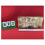 Vintage Milk For Health Sign 1930