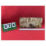 Vintage Milk For Health Sign 1930