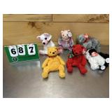 (6) Collectible Beanie Babies Lot #8