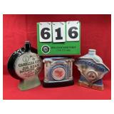 Jim Beam Decanter Lot 4 South & Pearl Harbor