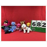 (6) Collectible Beanie Babies Lot #3