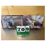 2 Metal Religious Signs