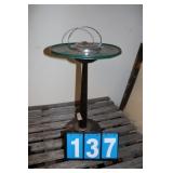 MCM Metal Ashtray On Stand