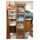 1980's Glass Curio Case