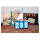 3 Pack Metal Signs