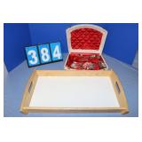 Dinner Tray And Flatware