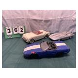 Metal Diecast Corvette Cars