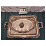 2 Silver Plate Serving Trays