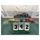 (3) Assorted Promo Corvette Cars In Cases Lot 3