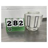 Skyscraper Milk Glass Light Shade