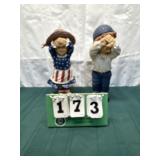 Large Resin USA Kids