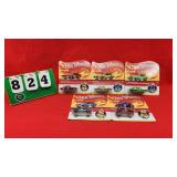 (6) Hot Wheels Diecast Metal Cars w Badges