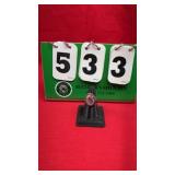 Turquoise & Silver Zuni Cardinal Ring Size 7.5