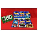 (6) Hot Wheels 1:64 Diecast Metal Cars NIP