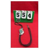 Vintage Navajo Sterling Silver Bolo Tie