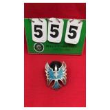 Vintage Navajo Sterling Silver Belt Buckle