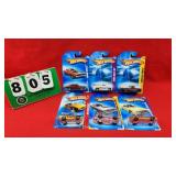 (6) Hot Wheels 1:64 Diecast Metal Cars NIP