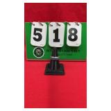 Vintage Turquoise & Silver Band Ring Size 9